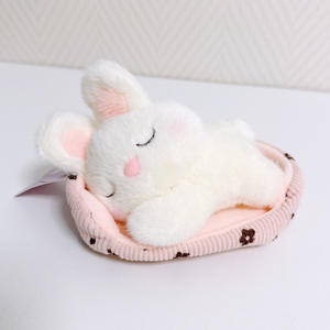 Cesta de dormir tipo sofá, juguete de peluche de animal, juguete infantil de terciopelo, muñeco de elefante bebé durmiente de algodón PP, zorro soñoliento, <span class=keywords><strong>gatito</strong></span> <span class=keywords><strong>acostado</strong></span> - Product Image 6