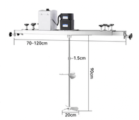 Agitateur chimique à modes de levage haute énergie, mélangeur de liquides 220V pour peintures, cosmétiques, usage alimentaire et industriel