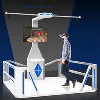 VR Interactive Training Experience Center Equipment Metal Firefighting Simulation Emergency Safety Education for Construction