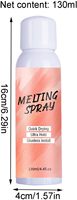Spray de colle à cheveux à tenue ferme et personnalisée pour perruques en dentelle spray fondant pour perruques en fermeture adhésif transparent