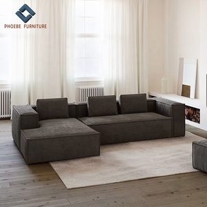 New Vacuum Compressed <strong>Small</strong> Packing <strong>L</strong> Shaped Fabric <strong>Sofa</strong> Set Apartment Living Room Furniture - Product Image 6