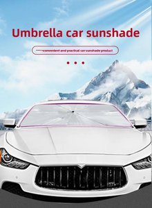 Pare-soleil de pare-brise de voiture sur mesure, pliable, bloquant 99% des UV, parasol pour pare-brise de voiture pour BMW X1 - Product Image 5