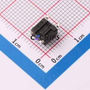 HX TS665TP 250gf Tactile Switch SMD-4P,6x6mm Switch Single Pole Single Throw Round Button 2.5N Vertical Mount - Product Image 2