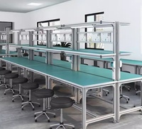 Les établis en alliage d'aluminium personnalisés sont disponibles pour les établis d'usine et les établis d'atelier d'usine électronique