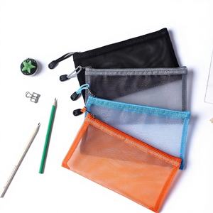 Estuche Simple Transparente <span class=keywords><strong>de</strong></span> Malla con Cierre <span class=keywords><strong>de</strong></span> Cremallera, Bolsa <span class=keywords><strong>de</strong></span> Almacenamiento para Exámenes Estudiantiles, Bolsa <span class=keywords><strong>de</strong></span> Papelería <span class=keywords><strong>de</strong></span> Nailon Portátil <span class=keywords><strong>de</strong></span> Gran Capacidad 22x12cm - Product Image 2