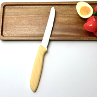 Ensemble de couteaux à steak professionnels 7 couleurs, couteau utilitaire en acier inoxydable dentelé, couteau à tomates pour la maison et la cuisine des restaurants