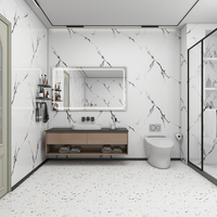 Moderne 3D PVC Auto-Adhésif Papier Peint Durable Étanche Peel & Stick Stickers Muraux pour Maison Cuisine Salle de Bain Hôtel Décoration