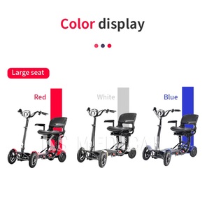 Scooter électrique tout-terrain KSM-905B pour personnes âgées et handicapées, pliable, compact, longue autonomie, commande en gros - Product Image 4
