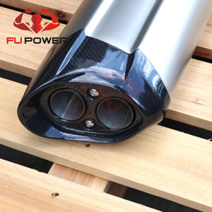 Silenciador deportivo SUS304 <span class=keywords><strong>Akrapovic</strong></span> HP Slip-on DUAL OUTLET Silenciador de escape ZIV - Product Image 5