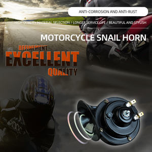 Klaxon de moto super fort accessoires de moto cyclomoteur électrique 12V 48V 60V klaxon - Product Image 3