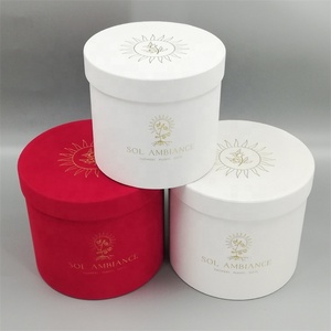 Cajas de Embalaje Populares Hechas a Mano, Redondas, de Terciopelo, con Forma de Flor, Tubo de Cartón, con Logotipo Personalizado, Caja de Regalo con Recubrimiento UV, Modelo CZAB - Product Image 3