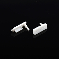 Cache-poussière en silicone pour port Micro USB C avec emballage personnalisé, étiquette privée disponible