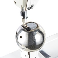 Machine à coudre industrielle à bras articulé pour la fabrication de perruques tendance avec rotation complète et fonction inversée pour équipement de couture industrielle de cheveux