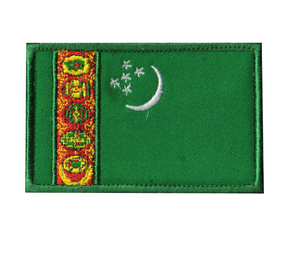 Drapeau jordanien Vente en gros Drapeau national asiatique Insigne de stock Brassard velcro brodé Tissu Impression numérique Stock - Product Image 5