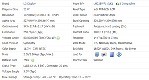 Panel LCD Industrial Nuevo de Excelente Calidad de 23.8 Pulgadas para LM238WF1-SLK1 1920*1080, Pantalla para Portátil Médico para Dell Alion - Product Image 4