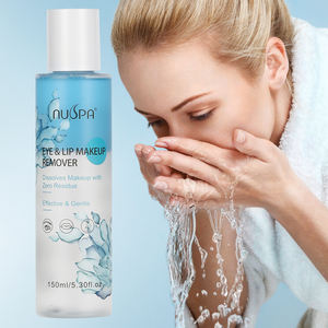 Logo personnalisé OEM Formule végétale biologique Nettoyant professionnel pour le visage à faible irritation <span class=keywords><strong>Lotion</strong></span> <span class=keywords><strong>démaquillante</strong></span> yeux et lèvres - Product Image 6