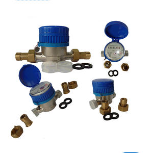 Meteran air <span class=keywords><strong>Arad</strong></span> prabayar pengukur aliran kuningan Jet tunggal dapat disesuaikan Dn15-Dn25 denyut nadi Jet tunggal OEM Manifold - Product Image 2