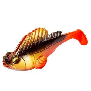 Leurre souple Hunthouse, queue en T, appât souple, appâts vibrants pour la <span class=keywords><strong>pêche</strong></span> au bar, Dark Sleeper Swimbait - Product Image 1