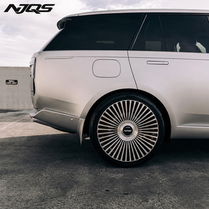 Jantes en alliage forgées sur mesure NJQS OEM de luxe à rayons, 18-22 pouces pour Mercedes BMW Audi <span class=keywords><strong>Urus</strong></span> C8 Nissan, nouvelles 5x127 5x120 5x114.3 - Product Image 3