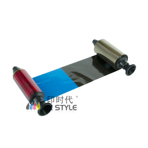Cinta Compatible para <span class=keywords><strong>Impresora</strong></span> de Tarjetas Evolis <span class=keywords><strong>Tattoo</strong></span> R3411 YMCKO, Cinta de Cinco Paneles de Color - 100 Impresiones - Product Image 4