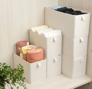 Foldable Fabric Wardrobe Drawer Closet Divider Cubes <b>Containers</b> Drawer Organiser Storage <b>Box</b> for Underwear Clothes - Product Image 4