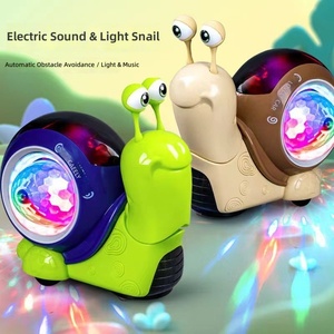 Giocattolo Elettrico a Forma di Lumaca con Ruote Universali, Evitamento Automatico degli Ostacoli, Suoni, Luci e Proiezioni, Divertente Giocattolo per Bambini - Product Image 1