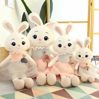 Boneka Plush Grosir Terbaru 45cm Boneka Kelinci Plush  Boneka Plush Anak Kawaii untuk Paskah