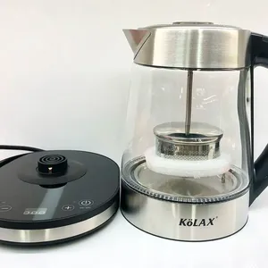 כיבוי אוטומטי חשמלי משטח חשמלי דוד מים מיידי למכונת תה קפה קומקום בקיבולת 1.7 ליטר ללא BPA