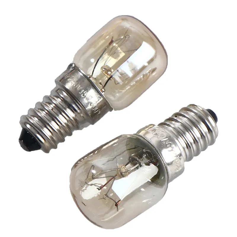 Light 15W 25W High Temperature Resistant 300 Degree Oven Microwave Oven Bulb Salt Lamp E14 Small Screw Mouth