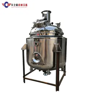 Glijmiddel Vet Chemische Roestvrijstalen Reactor Gemaakt In China Chemische Reactie Ketel Zeep Shampoo Maken Machine
