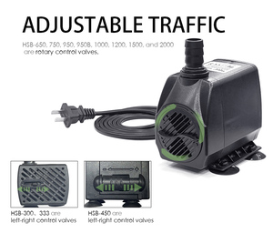 Mini Bomba de Agua Eléctrica Sumergible de 5W para Acuarios y Estanques, de Vidrio y Plástico, Forma Cuadrada, para Uso en Exteriores, Empaquetada en Bolsas - Product Image 2