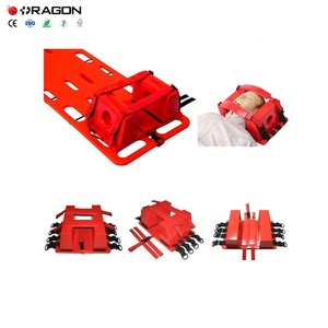 Immobilisation de tête en matière plastique haute densité d'urgence utilisée avec la planche vertébrale - Product Image 2