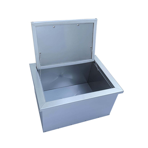 Hộp Làm Đá Lõm Nhà Bếp Hộp Làm Mát Giữ Lạnh Đồ Uống Bbq Bằng Thép Không Gỉ - Product Image 2