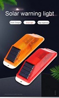 Feu de signalisation solaire réfléchissant pour garde-corps, lumière de sécurité LED pour camion, batterie au lithium, matériau PC, fixation magnétique