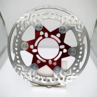 Fabricant OEM 220mm CNC T6061 T7075 alliage d'aluminium anodisé couleur moto frein à disque frein avant plaquettes de rotor pièces