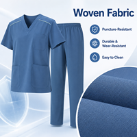 Ensemble de blouses médicales modernes à col mandarin et demi-zip, pantalon jogger personnalisé avec logo, uniforme d'infirmière grande taille, tenue de travail hospitalière