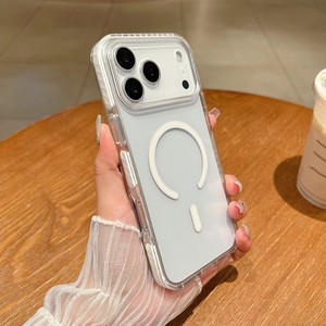 กรอบกันชน TPE สองสีฝาหลังโทรศัพท์มือถือสำหรับ <span class=keywords><strong>iPhone</strong></span> 17 Pro Max 17 Air 17เคสโทรศัพท์แม่เหล็กใสสำหรับ <span class=keywords><strong>iPhone</strong></span> - Product Image 3