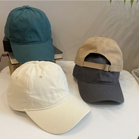 Gorra de Béisbol de Algodón de Color Sólido al por Mayor, Gorra Suave sin Estructura con Visera Curva para Hombre y Mujer, Personalizable con Logotipo Bordado e Impresión al por Mayor