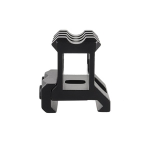20mm 3-Slot Co-Witness Riser Mount 1 High Lightweight Matte <b>Black</b> Corrosion Aluminum Alloy Outdoor Equipment <b>Bracket</b> - Product Image 3