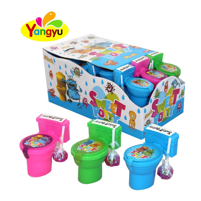 Игрушки в форме туалета Sweet Potty, леденец и порошковые конфеты