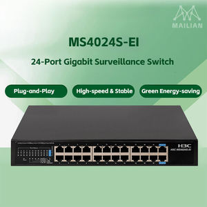 สวิตช์เครือข่าย H3C MS4024S-EI 24 พอร์ต กิกะบิต L2 แบบจัดการได้ สำหรับการตรวจสอบความปลอดภัย - Product Image 1
