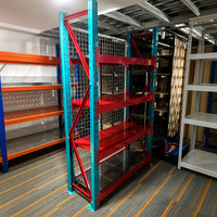 Étagère à palettes en forme de larme GM Heavy Duty, sans boulons, avec cadre en acier réglable et poutres de sécurité pour les opérations de rayonnage en entrepôt