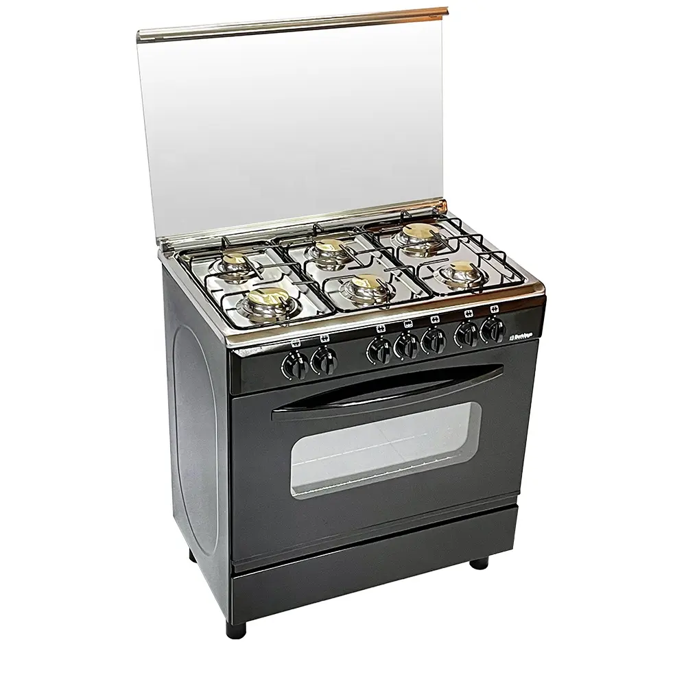 Xunda Hot Selling 80 Cm Freestanding Cookers Gasiniere Four Gas 6 Burner Stove Gas Range Cook With Oven