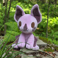 Gaopeng Kawaii Peluches personnalisées en forme de chauve-souris, animaux en peluche, poupées moelleuses, jouets doux pour enfants, cadeaux magnifiques pour enfants avec faible MOQ