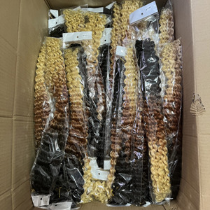 Passion Twist Crochet Hair 18 Inch Pre Looped Passion Twist Braiding Synthetic Hair Bohemian <strong>Braid</strong> for Crochet Pretwisted Hair - Product Image 3