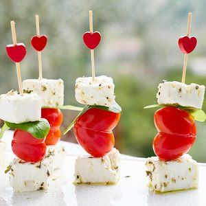 Stuzzicadenti a Forma <span class=keywords><strong>di</strong></span> Cuore Rosso in Bambù per Cocktail, Matrimoni, San Valentino, Dessert, Salumi e Bevande - Product Image 3