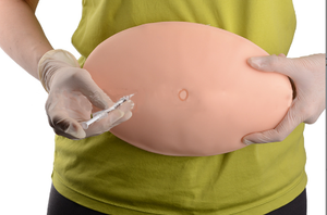 Kit de práctica de almohadilla de entrenamiento de inyección de barriga para enseñar Simulador de inyección para educación médica Abdomen diabéticos - Product Image 2