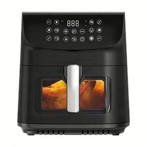 Friteuse à air numérique à grande capacité 9L 10.5L avec écran tactile et fenêtre d'observation, 1800W - Product Image 1