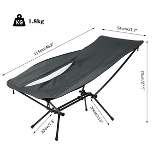 Chaises de camping en <span class=keywords><strong>aluminium</strong></span> d'approvisionnement d'usine <span class=keywords><strong>Chaise</strong></span> <span class=keywords><strong>longue</strong></span> de pique-nique portable avec sac de transport - Product Image 4