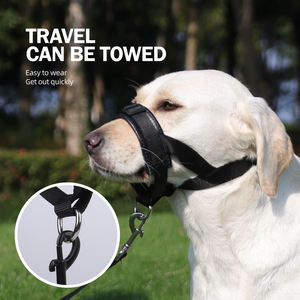 كمامة جديدة للكلاب قابلة للتعديل، مصنوعة من الفوم الناعم السميك، توفر راحة قصوى، تمنع العض والنباح وتناول الطعام، للتحكم في نباح الحيوانات الأليفة - Product Image 5